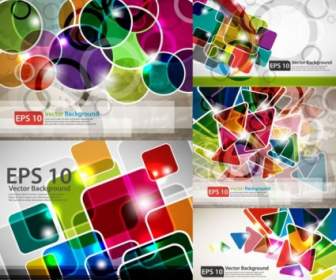 Colorful Rectangles Background Vector