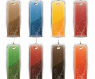 Colorful Tags And Labels Vector Set