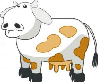 Clipart De Vacas De Cor