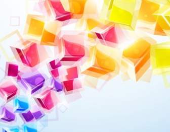 Contexte De Cube Colourfuld