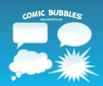 ベクトル漫画のバブル