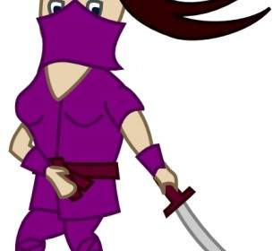 Karakter Komik Ninja Clip Art