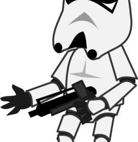 Comic-Figuren Stormtrooper ClipArt