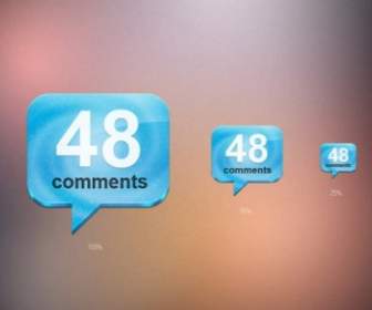 Comments Icon Psd Layered