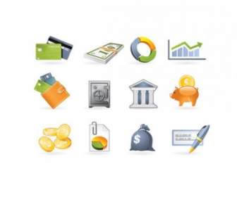Commercial And Financial Icon Vector