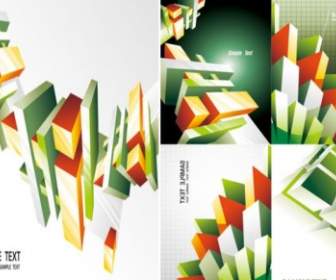 Commercial Background Vector The Trend Cube