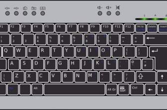 Kompak Keyboard Clip Art