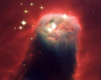 Unicornio De Constelación Cono Nebulosa Oscura Nebulosa