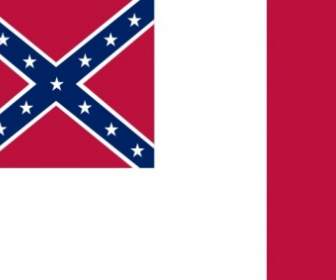Konföderierte Nationalflagge Seit März ClipArt