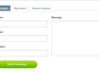 Contact Form With Tabs