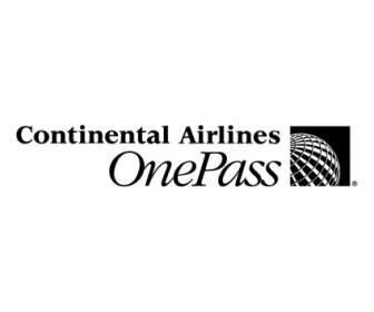 A Continental Airlines Onepass