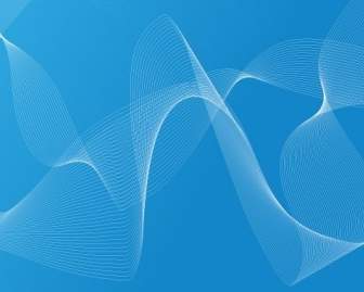 Cool Blue Waves And Drops Free Vector