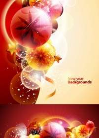 Cool Christmas Symphony Of Light Vector Background