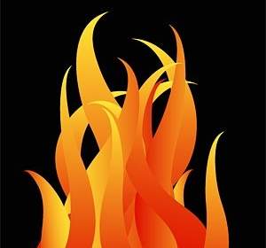 Cool Fire Pattern Vector