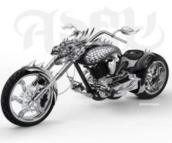 Cool Motorcycle Vector Leading
