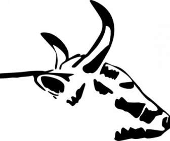 Vaca Cabeça Clip-art