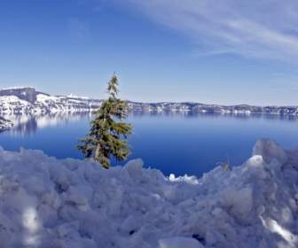 Lago Da Cratera, Oregon EUA