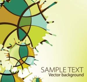 Creativity Dripping Traces The Background Vector