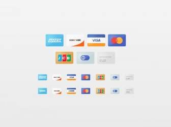 Kreditkarte Icons