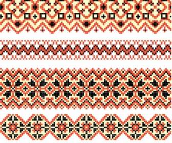 Cross Stitch Patterns Vector