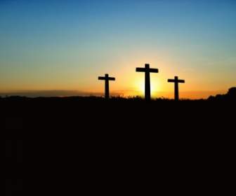 Крест закат восход