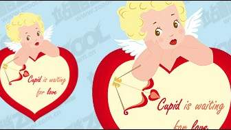 Cupid S Lovely Venus Icon Vector Material