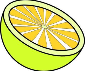 Cut Lemon Clip Art
