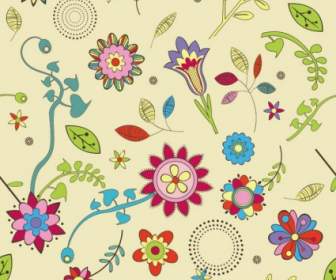 Cute Flowers Wallpaper Pattern