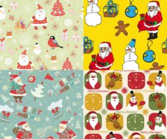 Cute Santa Claus Wallpaper Vector