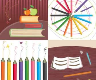 Cute Stationery Vector