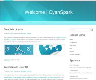 Cyan Spark Template