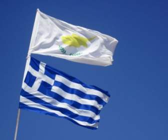 Cipro E Bandiera Greca