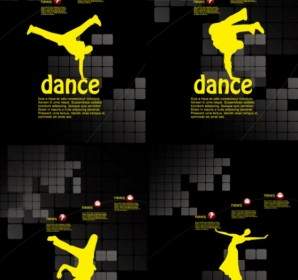 Dance Posters Template Vector