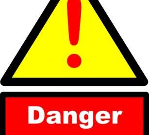 Danger Asbestos Sign Clip Art