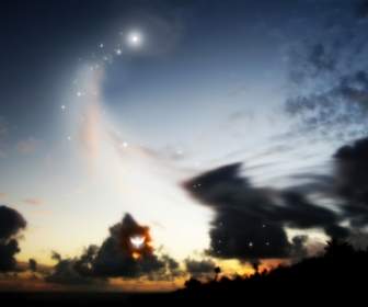 Ciel Sombre Paysage Fond D'écran Paysage Nature
