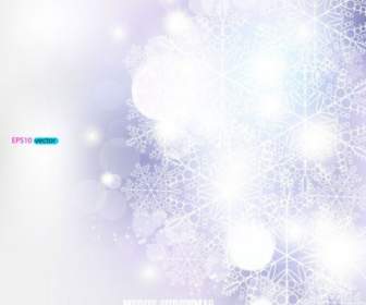 Glänzende Snowflake Hintergrund Vektor