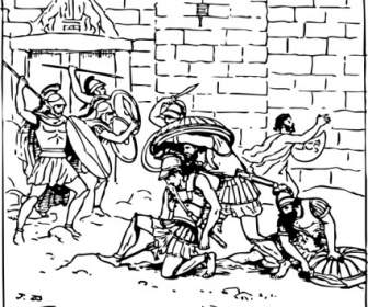 Death Of Achilles Clip Art
