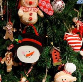 Decorations On Christmas Tree
