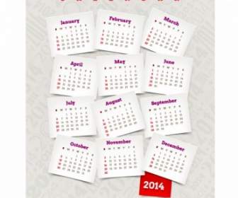 Calendario Decorativo Dell'anno