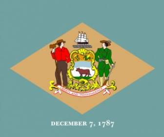 Delaware Flag Clip Art
