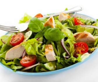 Makanan Lezat Salad Hd Gambar