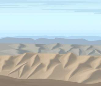 沙漠景觀向量