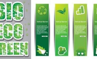Diseño Del Vector De Tema Verde Con Poco Carbono