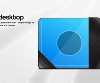 Desktop Icon Graphic Psd File