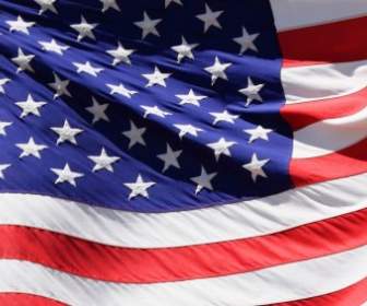 Detalle De La Bandera Americana