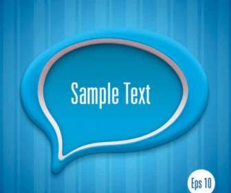 Detailed Talk Bubble Template Vector Pack