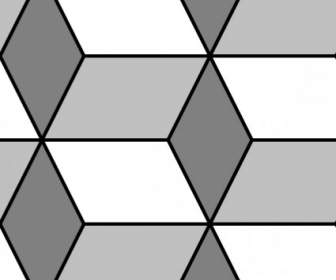 Diamant-Würfel-Muster-ClipArt-Grafik
