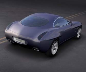 DIATTO Par Concept-cars Zagato Papier Peint Bleu Foncé