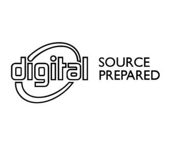 Digitale Quelle Vorbereitet