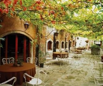 Alfresco Tapete Italien Welt Restaurants